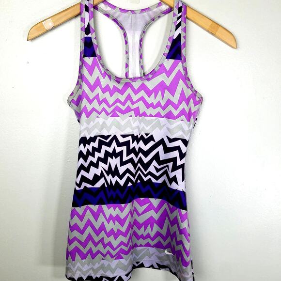 Nike Dri-Fit Womens Razorback Slim Fit Tank Size XS - Picture 1 of 10